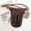 Seattle Seed Co. Harvest Essentials Slim Genuine Leather Gardener's Tool Belt - Image 3