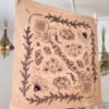 Wanderite Bandana | Herbs of Protection | Tea-Dyed - Image 4