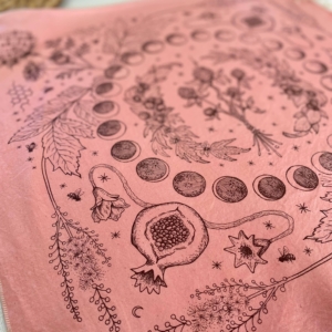 Bandana | Lady Herbs | Hand Dyed | Rose