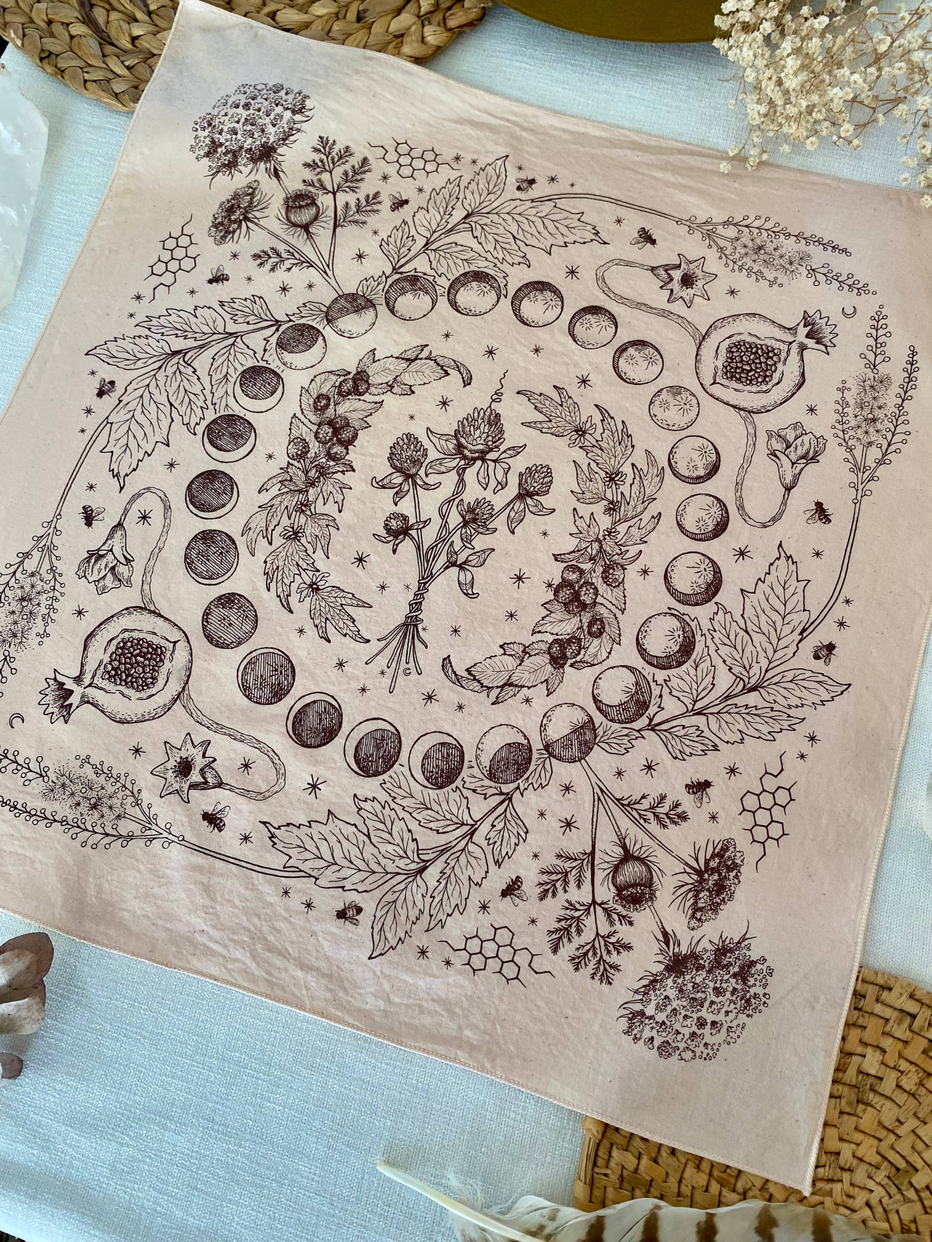 Bandana | Lady Herbs | Tea-Dyed